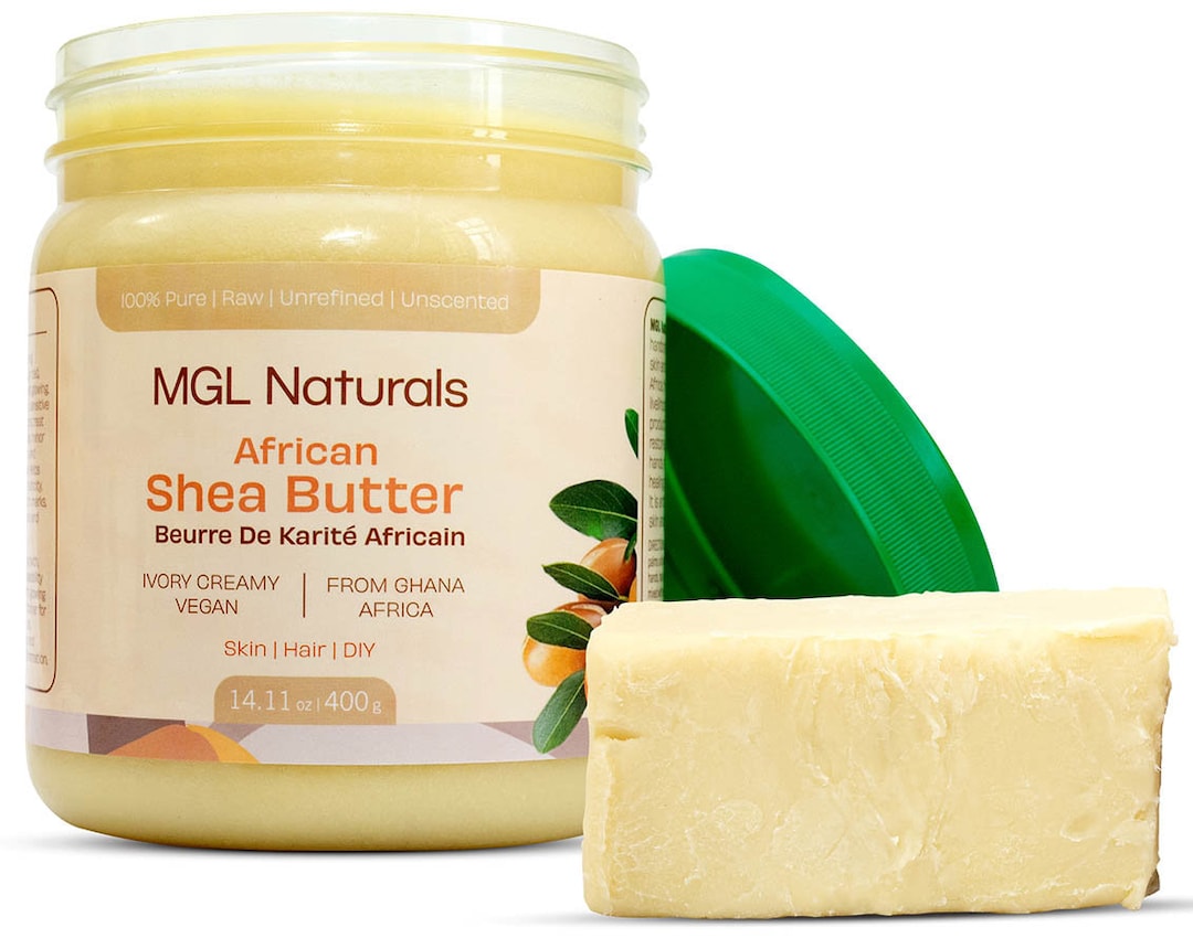 Raw African Shea Butter Bulk, Organic, Ivory, Pure & Unrefined. Nourish