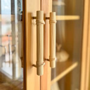 Cabinet Pull Rattan Handles, Wicker Natural Rattan Rope Handle, Rattan Drawer Pulls, Rattan Handles for Drawers, Kitchen Cabinet Hardware
