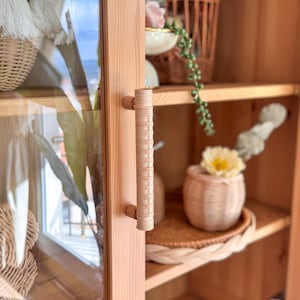 Cabinet Pull Rattan Handles, Wicker Natural Rattan Rope Handle, Rattan Drawer Pulls, Rattan Handles for Drawers, Kitchen Cabinet Hardware