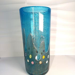 Artistic Murano glass vase signed by Zecchin. H 32 cm