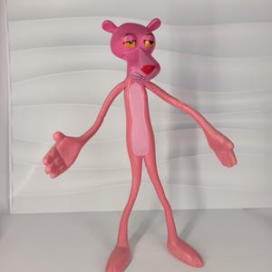 1980s articulated rubber Pink Panther