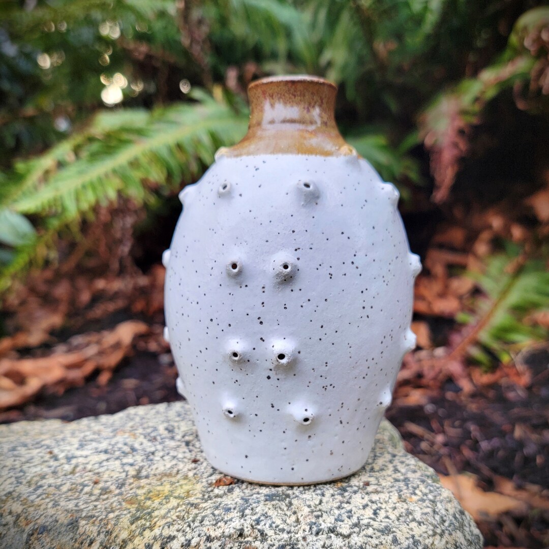 Art Floral Trading Sea Urchin Vase Purple Effect main image 1