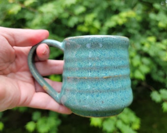Handmade cup | FREE SHIPPING for Christmas | Hand Thrown Mug | Coffee Cup || Stoneware | Gift | Birthday