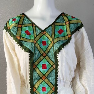 Ethiopian/Eritrean Traditional Dress/kemis. Ethiopian dress, habesha dress Eritrean dress, Ethiopian Traditional Dress, Coffee Long Dress