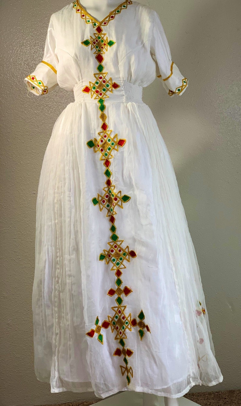 Ethiopian Traditional Dress/kemis. Ethiopian Dress Habesha - Etsy