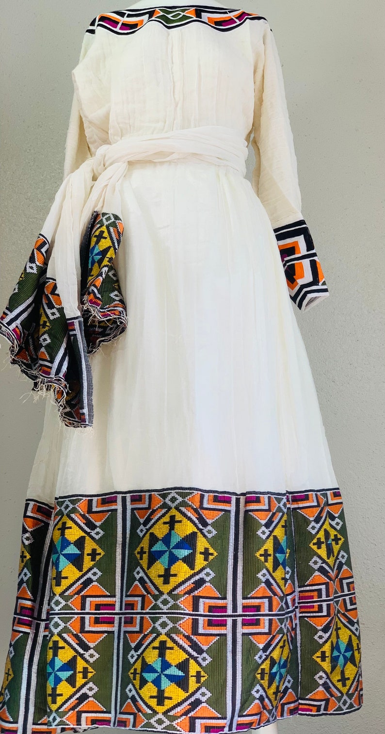 Ethiopian Traditional Dress/kemis. Ethiopian Dress Habesha - Etsy