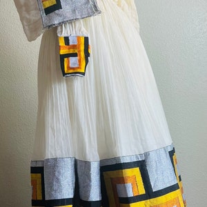 Ethiopian Traditional Dress/kemis. Ethiopian dress, habesha dress Eritrean dress, Ethiopian Traditional Dress , Dress Coffee Long Dress