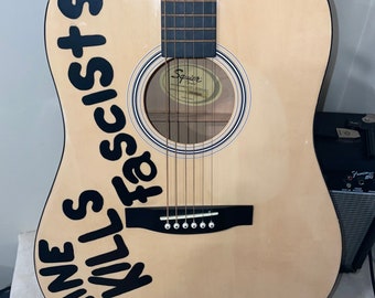 Woody Guthrie Acoustic Guitar