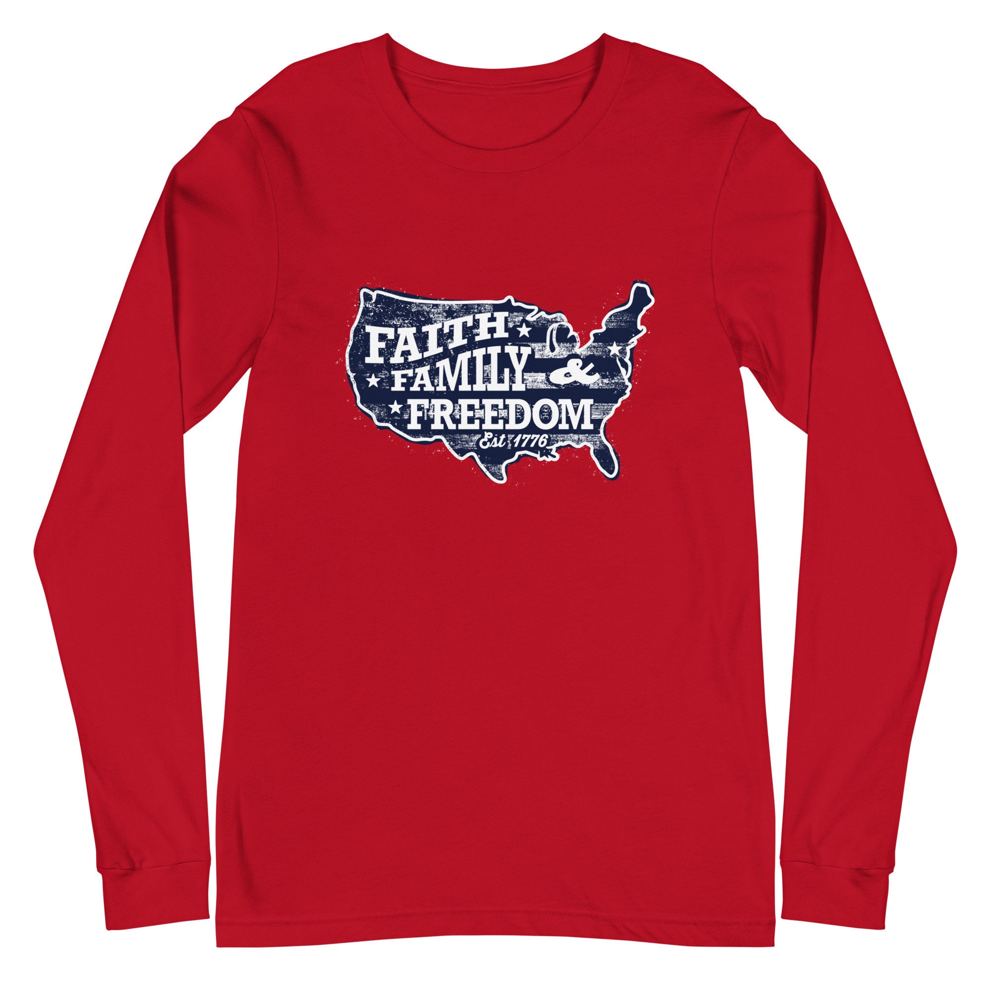 Men's Faith Family Freedom Patriotic 