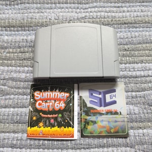 カスタマイズされたサマーカート64 ニンテンドー64DD N64カートリッジ - オープンソースN64フラッシュカート6TG 32GBグレー