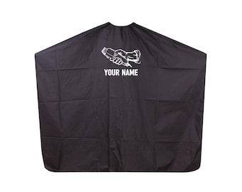 Personalized Barber Cape, Customizable Salon Hair Cutting Cape