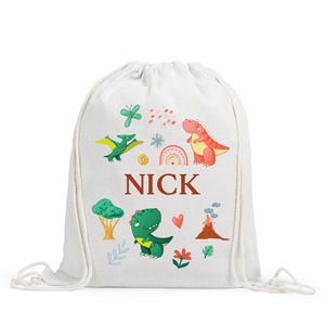 Sac à cordon personnalisé - Sac d'école pour enfants - Sac de sport personnalisé - Sac de natation - Retour à l'école - Sac à cordon pour enfants - Sac en PE - Kit