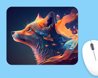 FOX MOUSEPAD, Soft Polyester Mouse Pad, Premium Printing, Long-Lasting Colors, Unique Design, Thoughtful Gift