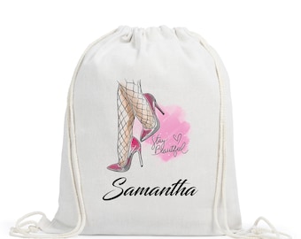 Personalized Ballroom Dance Tote Bag, Custom Name Tote Dance Bag Gift, Tote Bag Gift for Ballroom Dancer, Ballroom Dancer Gift