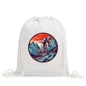 Sac à cordon de serrage personnalisé pour vélo de montagne, Sac d'école pour enfants, Sac de sport personnalisé, Sacoche de vélo, Rentrée des classes, Sac à cordon de serrage pour enfants, Kit de sac en PE