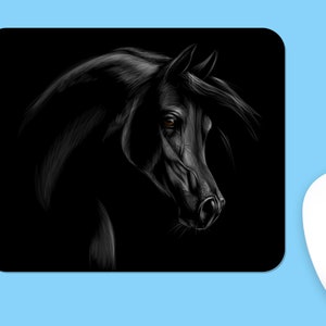 ARABIAN HORSE MOUSEPAD, Soft Polyester Mouse Pad, Premium Printing, Long-Lasting Colors, Unique Design, Thoughtful Gift