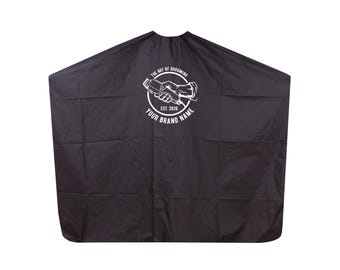 Personalized Barber Cape, Customizable Salon Hair Cutting Cape