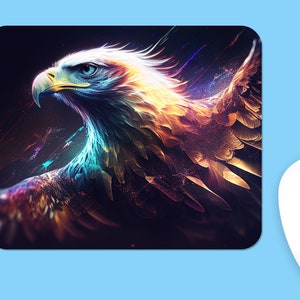 Eagle MOUSEPAD, Soft Polyester Mouse Pad, Premium Printing, Long-Lasting Colors, Unique Design, Thoughtful Gift
