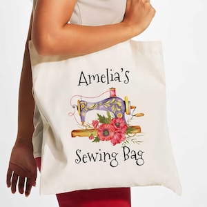 Nähen Tote Bag, Nähen Liebhaber Tragetasche, Nähmaschine Tragetaschen, Quilter Tragetasche, Näher Geschenk, Canvas Tragetasche, Mutter Geschenk Tragetaschen, Geburtstagsgeschenk Tasche