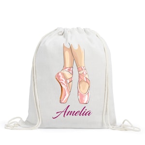 Sac de ballet personnalisé à cordon, Sac d'école pour enfants, Sac de sport personnalisé, Sac de natation, Retour à l'école, Sac à cordon pour enfants, Kit de sac en PE
