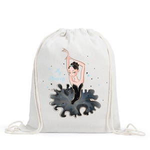 Sac de ballet personnalisé à cordon, Sac d'école pour enfants, Sac de sport personnalisé, Sac de natation, Retour à l'école, Sac à cordon pour enfants, Kit de sac en PE