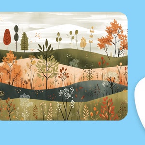 Autumn Landscape MOUSE PAD, Soft Polyester Mousepad, Premium Printing, Long-Lasting Colors, Unique Design, Thoughtful Gift