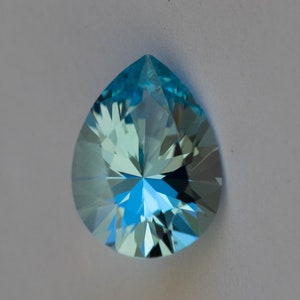 5 carat Pear cut Blue Topaz