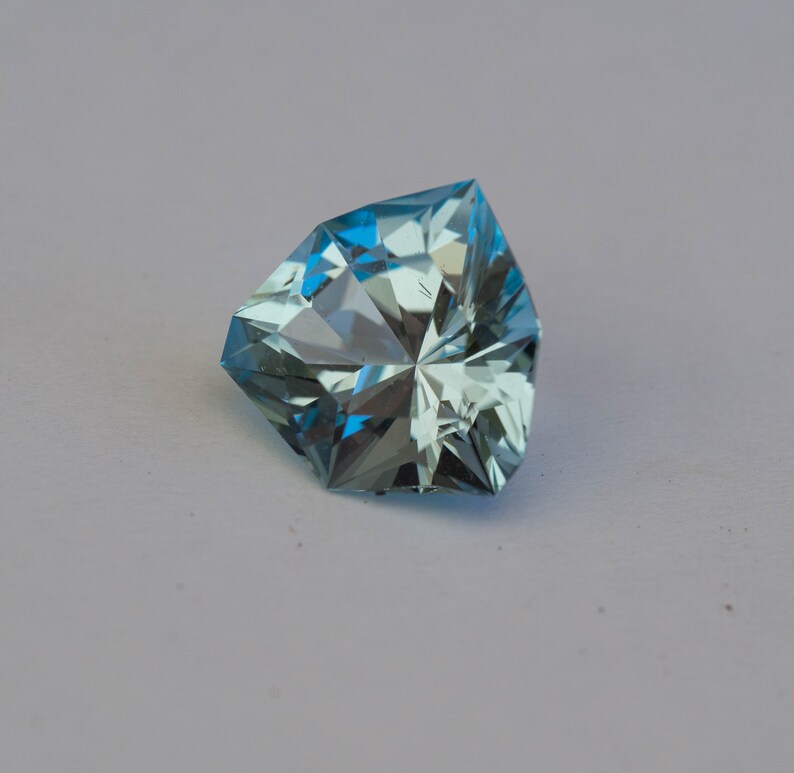 Sky Blue Topaz Shield - Etsy