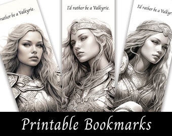 ACOTAR Valkyrie Bookmarks: Nesta, Gwyn, Emerie (Digital Download)