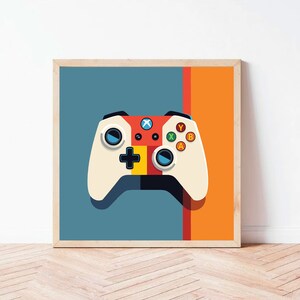 Gaming Poster, Gaming Print, Video Game Decor, Video Game Poster, Gaming Decor, Gaming Controller, Digital Files