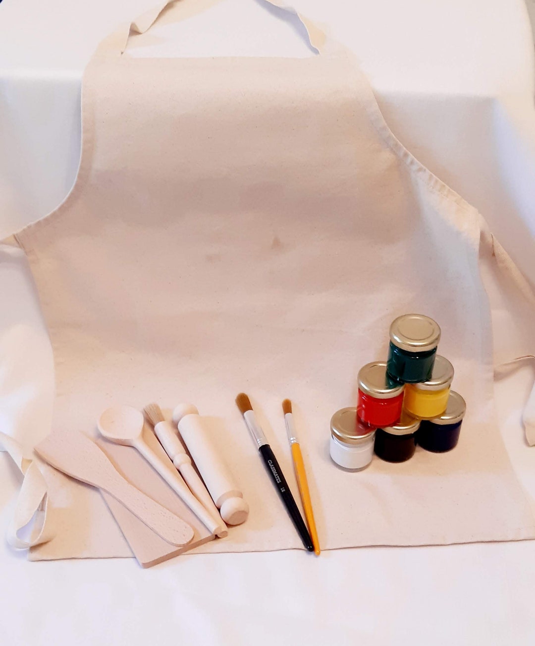 Children's Paint Your Own Apron Kit Etsy