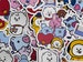 BTS and Bt21 Vinyl Stickers. Great party favors. Use them to decorate computers, walls, notebooks, any hard surface. 