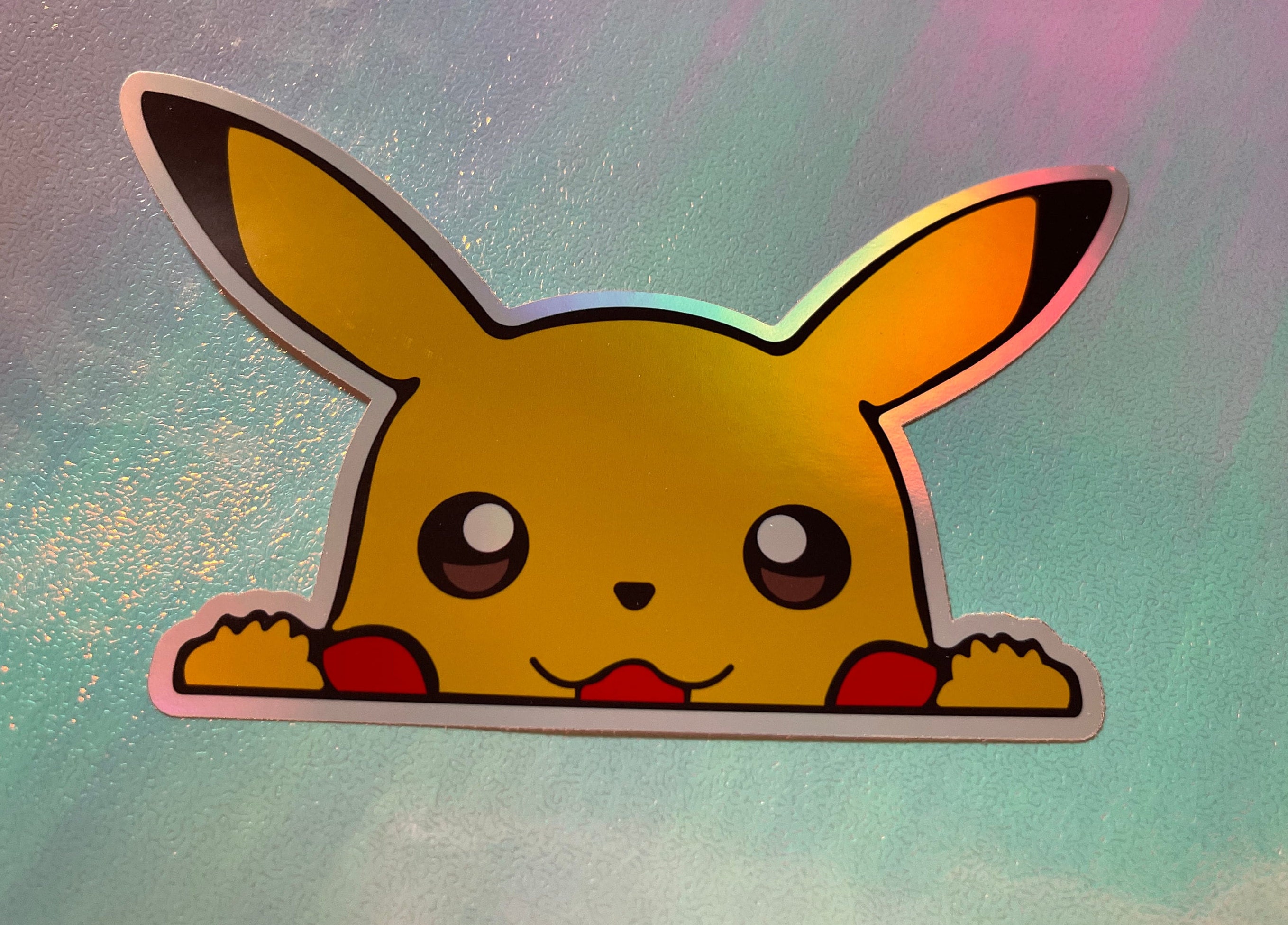 Thicc Pikachu Vinyl Sticker Pikachubig but Sticker Pikachu Big Ass Diecut  Sticker Pokémon Stickers 