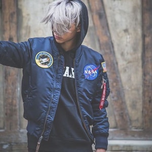 NASA Bomber Jacket x Fighter Pilot Style