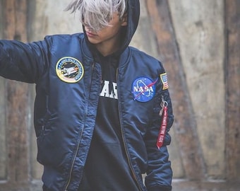 NASA Bomber Jacket x Fighter Pilot Style