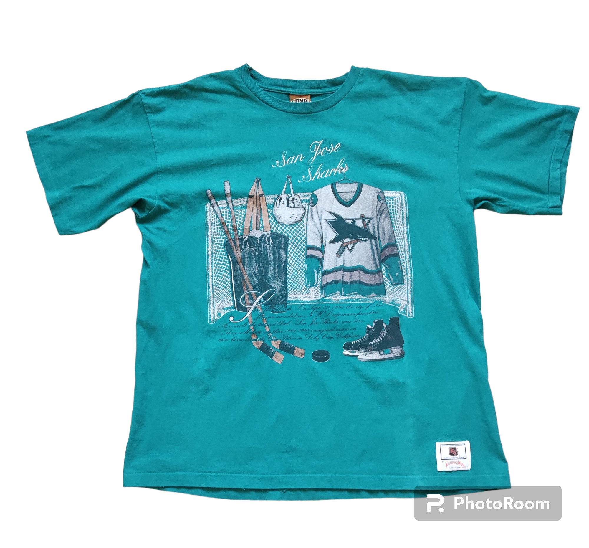 Calhoun Nhl Surf And Skate San Jose Sharks Beach Sunset T Shirt