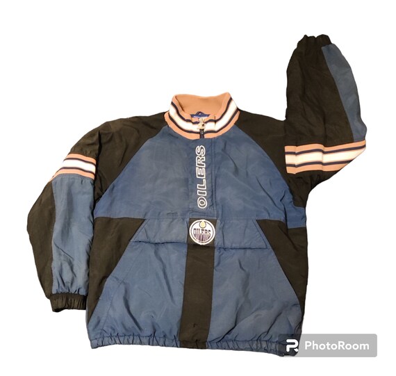 Vintage 90s Starter Edmonton Oilers NHL Jacket Etsy Canada