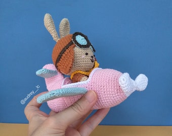 Erin l'aviateur - Patron au crochet