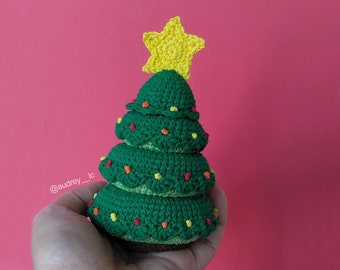 Donut Weihnachtsbaum Häkelanleitung