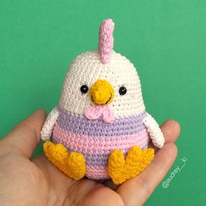 Poppy the Happy Chicken Crochet Pattern