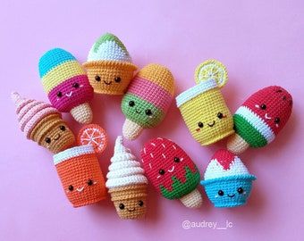 Summer Fresh Treats 4-in-1 No Sew Crochet Pattern