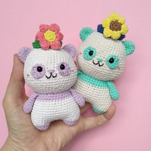 Flora Panda Crochet Pattern