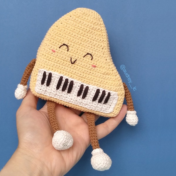 Perry the Piano Crochet Pattern