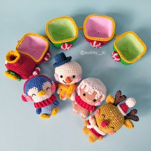 Kawaii Winter Friends Crochet Pattern - Etsy