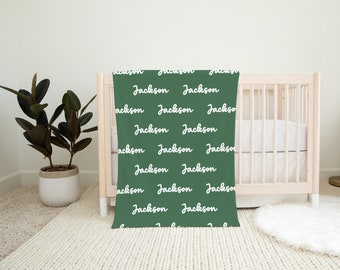 cobertor Minky personalizado do nome do bebê | Presente de chá de bebê | Cobertor de bebê personalizado | Cobertor super macio com nome | Primeiro presente de aniversário | Presente para recém-nascido