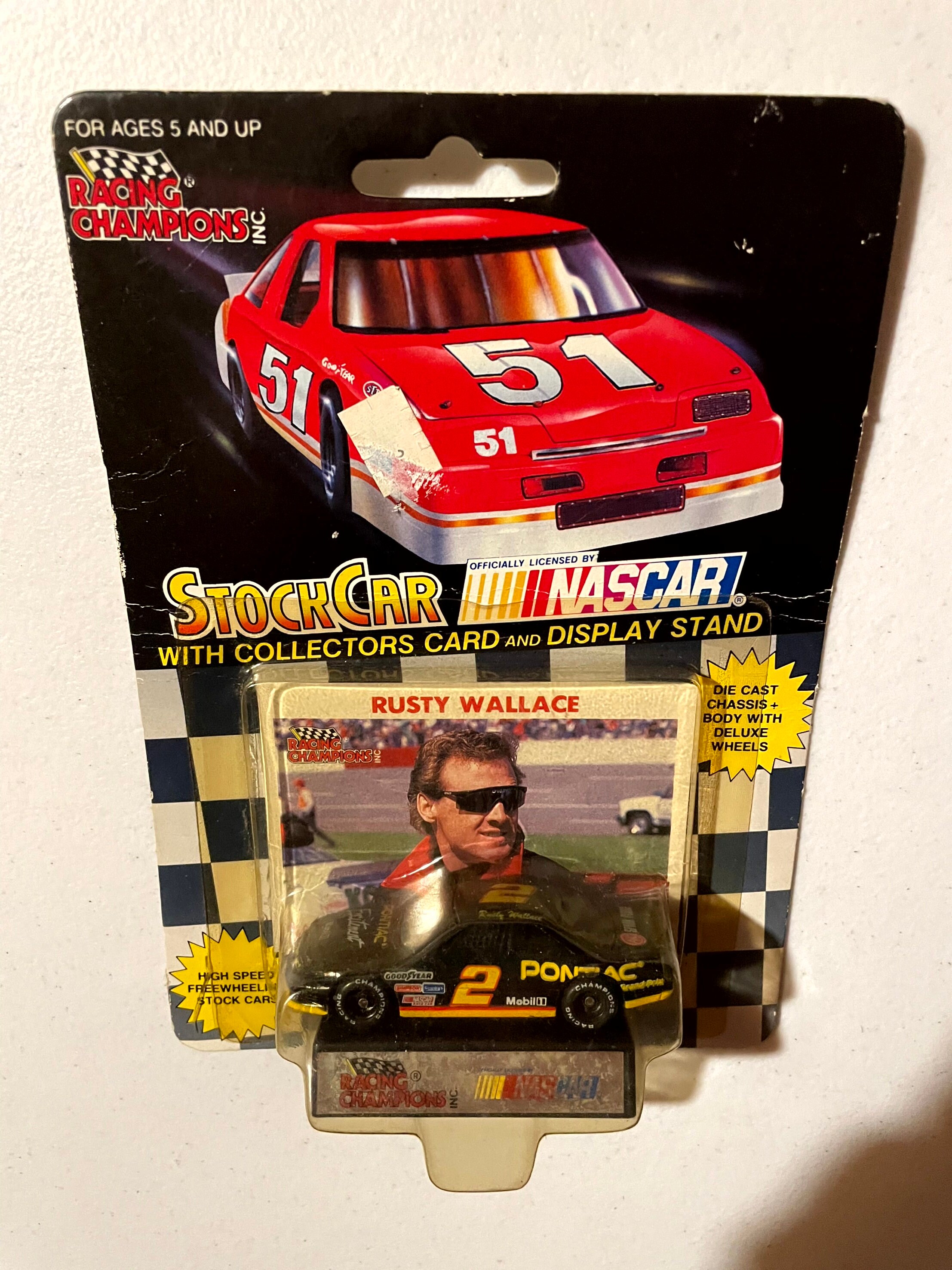 1991 Nascar Racing Champions group of 4 Rusty Wallace / Ken Schrader ...