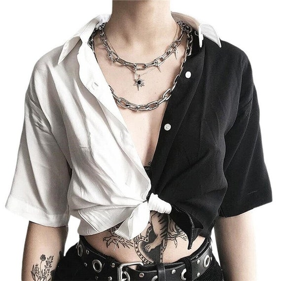 Casual top punk style