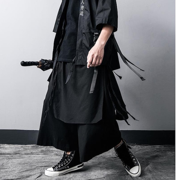 saferido Baggy Jeans Men Oversized Retro Cargo Jeans Men Japanese Streetwear Hip Hop Loose Wide Leg Jeans Mens Vintage Denim Trousers