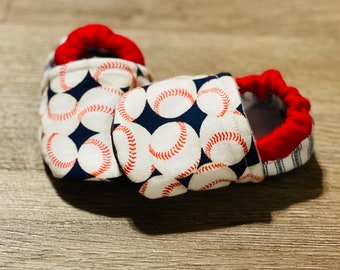 baseball boot slippers