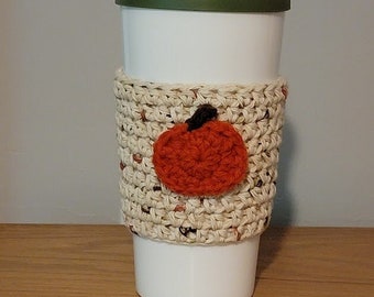 Coffee Cozies Fall PSL Crochet de calabaza